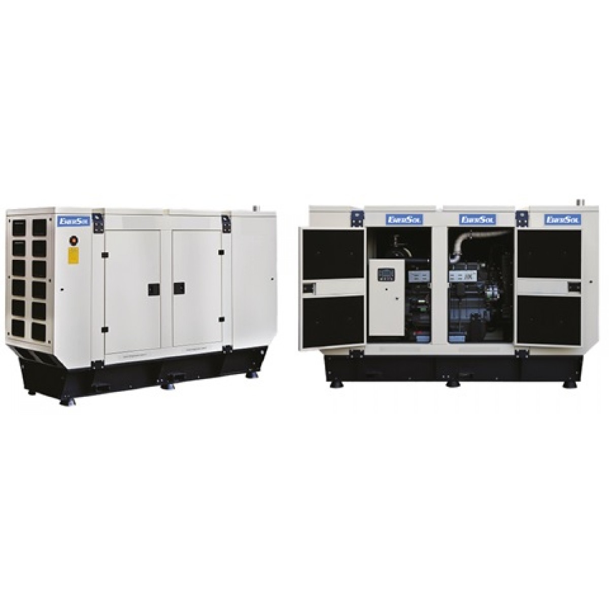 Дизельний генератор EnerSol STRS-175 IR (230/400В; 128/140 кВт; двигун Ricardo; 1500 об/хв; 1816 кг) 