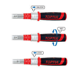 Ключ динамометричний 3/4&quot; x955мм 100-600Nm TOPTUL ANBV2460 купити