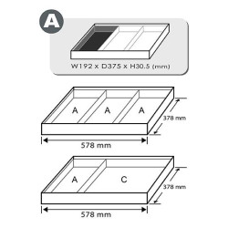 Набор головок ударных 1/2" 8-32мм 26ед. (в ложементе, тип A) TOPTUL GEA0261 купить