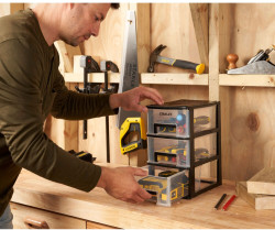 Органайзер вертикальный c тремя выдвижными отделениями STANLEY STST40711-1 не дорого