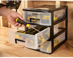 Органайзер вертикальний із трьома висувними відділеннями STANLEY STST40712-1 замовити