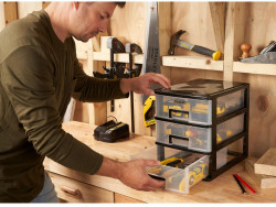 Органайзер вертикальний із трьома висувними відділеннями STANLEY STST40712-1 не дорого