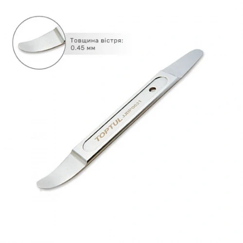 Лопатка бортировочная металлическая для снятия облицовок и крепежей  8" 210мм  TOPTUL JJBP0621