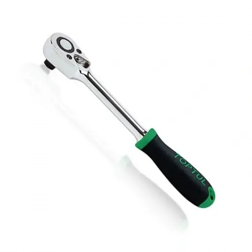 Тріскачка 1/4&quot; 72 зубці (гумова ручка) TOPTUL CJRM0815