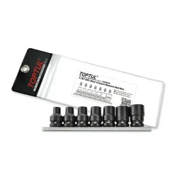 Набір головок ударних TORX 1/2&quot; E10-E24 7од. (зірка Давида) TOPTUL GDAG0701