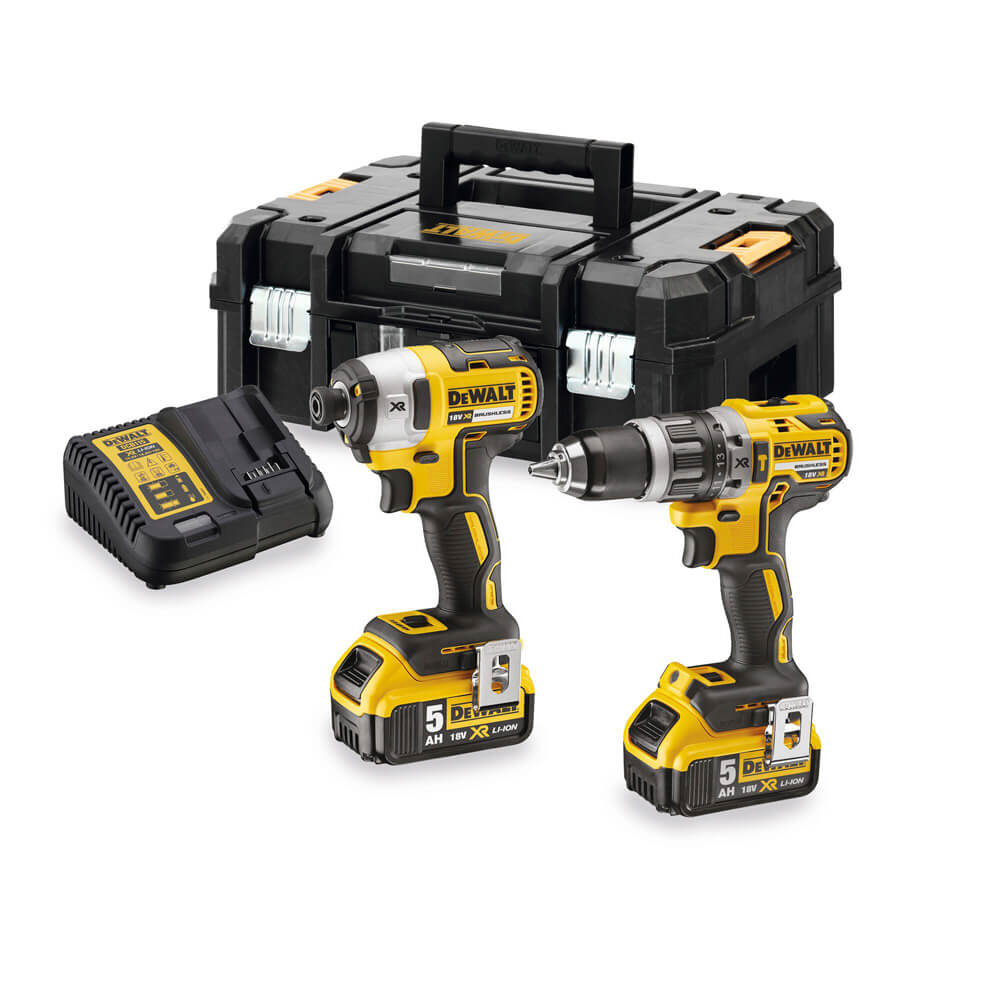 Набір із двох інструментів безщіткових DeWALT DCK266P2T