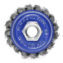 Щетка чашечная прямая S&R 65, стальная плетенная проволока заказать