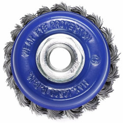 Щетка чашечная прямая S&R 75 мм, стальная плетенная проволока заказать