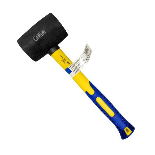 Молоток гумовий S&amp;R 65ммх680г чорний