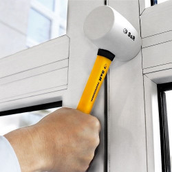 Молоток резиновый S&R 65ммх680г белый заказать