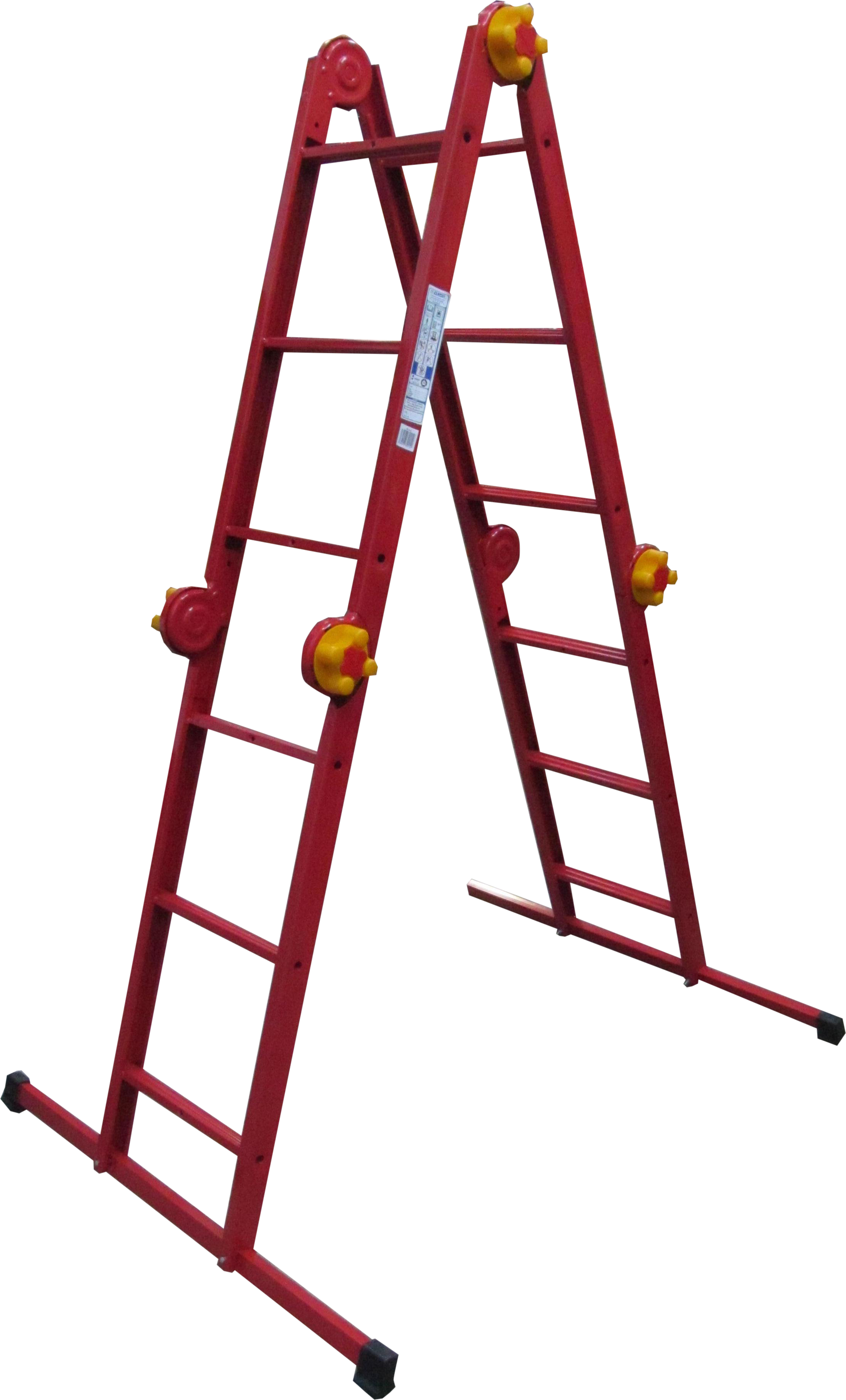 Драбина-трансформер 4*3сх. 0,9-3,3м сталева - Фото 1 Драбина-трансформер 4*3сх. 0,9-3,3м сталева