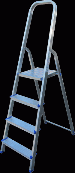 Драбина 4сх. верх.сх.-0,78м ALW 404 - фото №2 Драбина 4сх. верх.сх.-0,78м ALW 404 купити