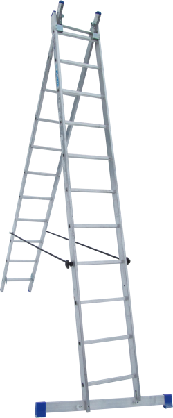 Драбина 2-секц. розкл. 2*11сх. 2,99-5,07м VHR H
