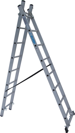 Драбина 2-сек. розкл. 2*8сх. 2,16-3,47м VHR Т