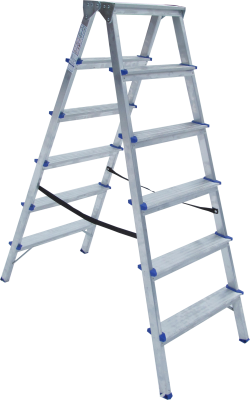 Драбина 6сх. верх.сх. 1,41м, двостороння DHR406 купити