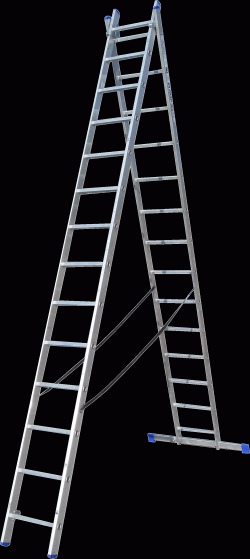 Драбина 2-сек. розкл. 2*14сх. 3,8-6,4м VHR H купити