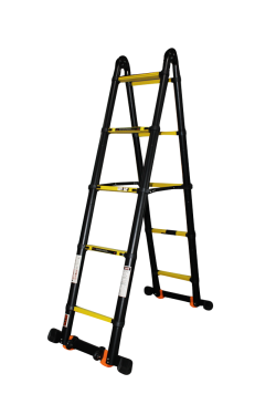 Драбина-трансформер телескопічна 2*5сх 0,9-4,2м анодований алюміній