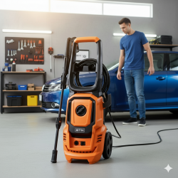 Мийка в/т LT407, тиск - 110/150бар, прод 7,5л/хв, шланг 8м, алюм. помпа скидки