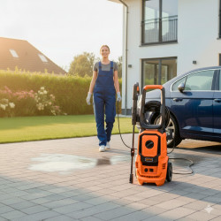 Мийка в/т LT407, тиск - 110/150бар, прод 7,5л/хв, шланг 8м, алюм. помпа 