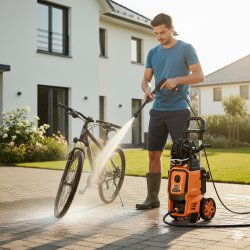 Мийка в/т LT707 інд.двигун, тиск - 130/195бар, прод 7,5л/хв, шланг 8м, алюм. помпа Arsenal Grand