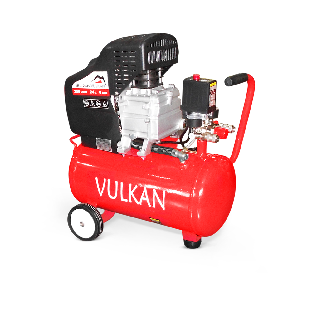 Компрессор рес-24л 250/190л/хв 1,8 кВт 10бар 220В 1 циліндр IBL24B