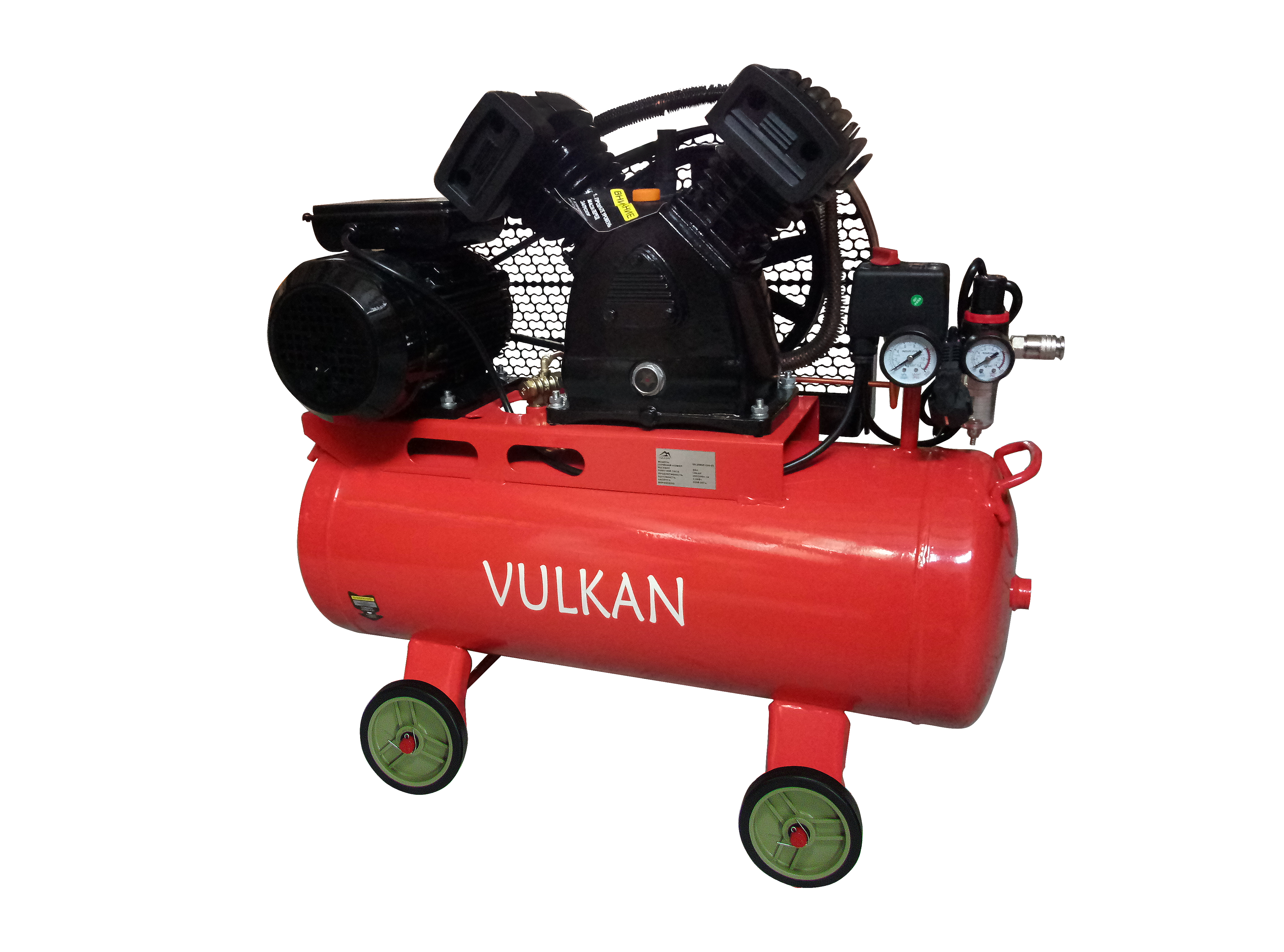 Компресор рес-50л 360/290л/хв 2,2кВт 10бар 220В 2 циліндра IBL2065E-220-50