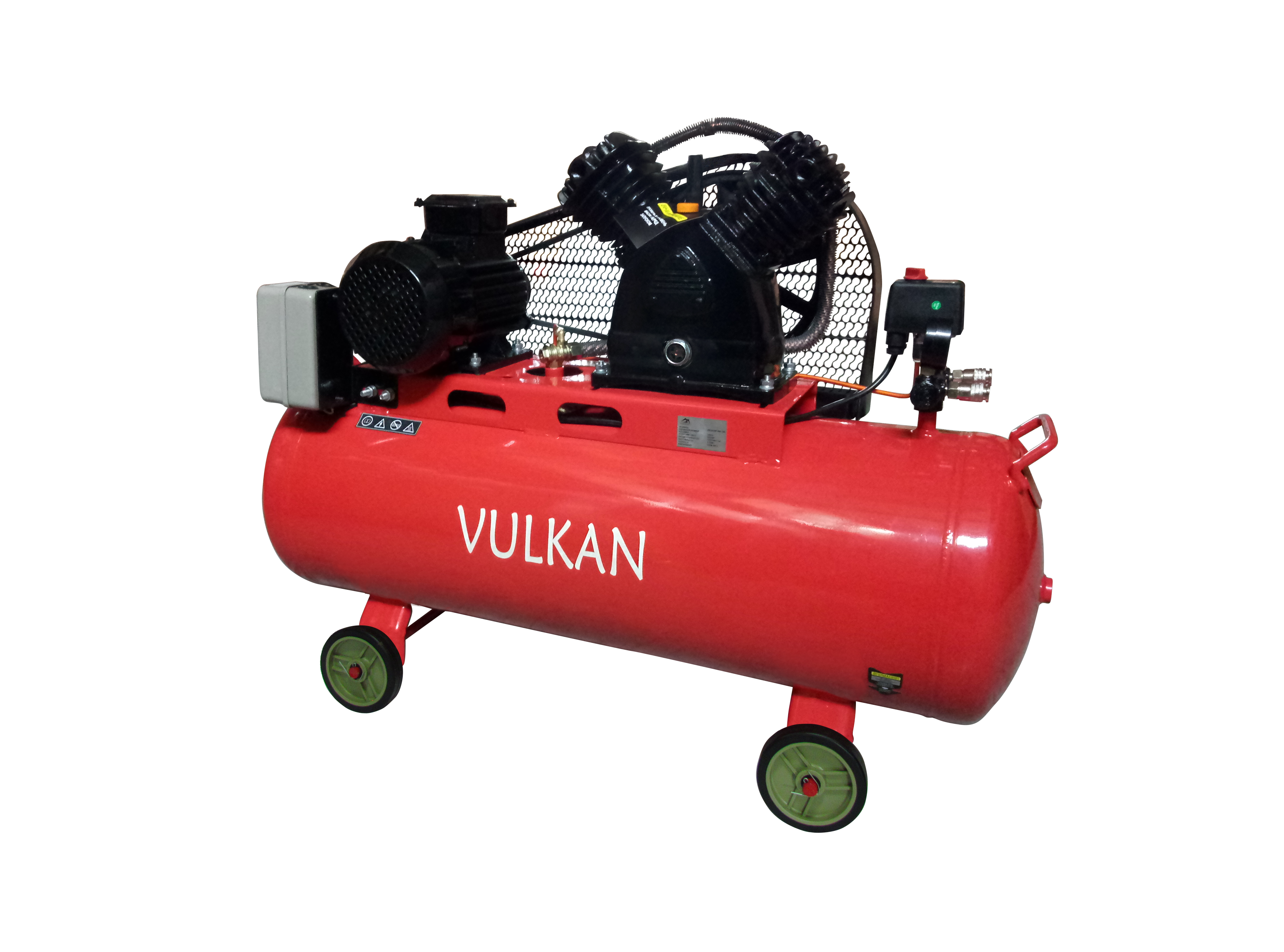 Компресор рес-100л 420/340л/хв 2,2кВт 10бар 380В 2 циліндра IBL2070E-380-100