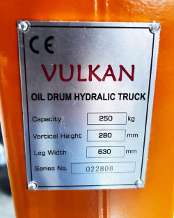 Візок гідравлічний 250кг SYP-Y для бочок не дорого