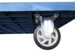 Візок-платформа ручний вантажопідйомність 300кг стіл пластиковий 98,5*58,5см 