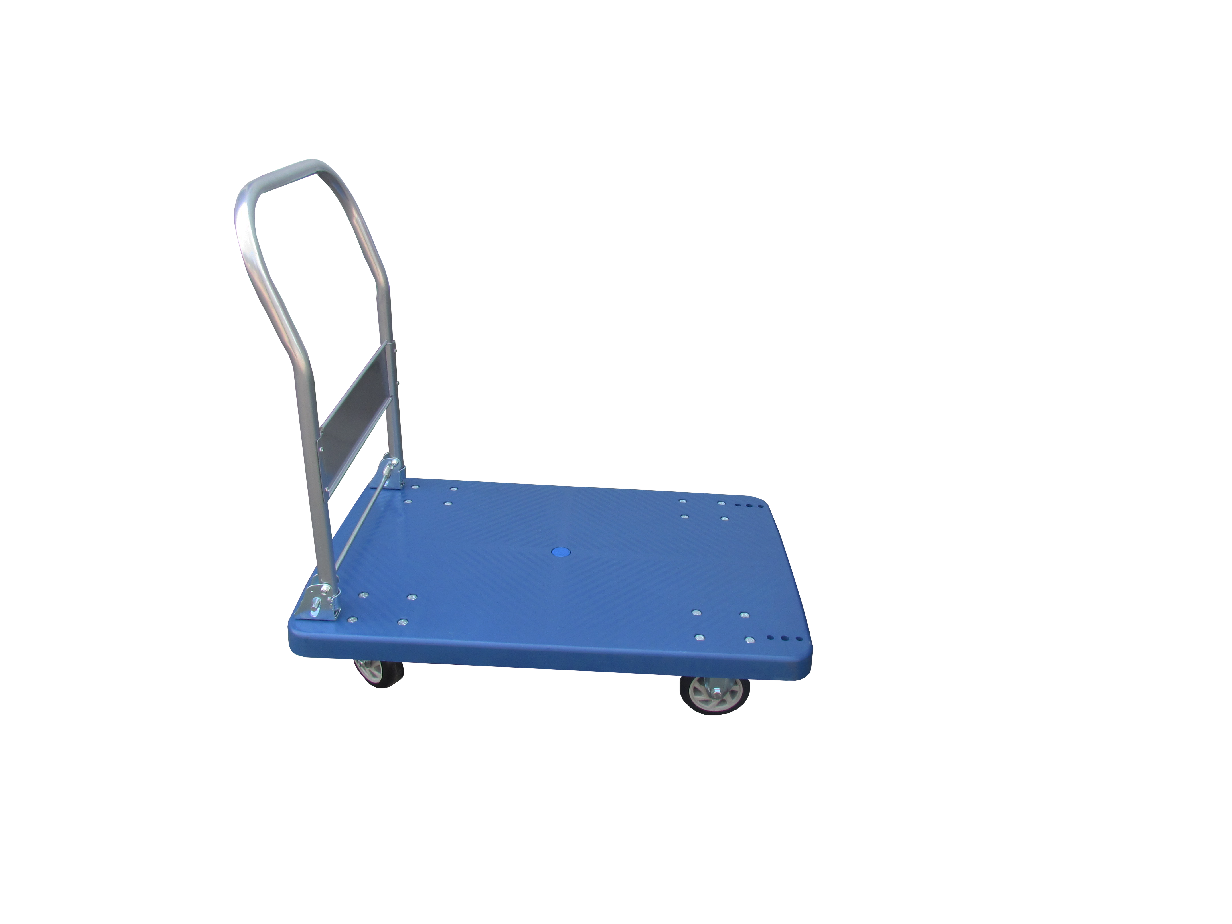 Візок-платформа ручний вантажопідйомність 300кг стіл пластиковий 98,5*58,5см