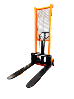 Штабелер гідравлічний 1500кг, підйом-1,6м, довжина вил 1,15м, ширина 330-740мм/палета 1200*1000