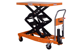 Стіл-платформа вантажопідйомний гідравлічний 1000кг/1,7м SYTJ-100W колір - жовтий