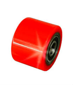 Колесо до роклі 80*60мм PU (поліуретан) червоне замовити