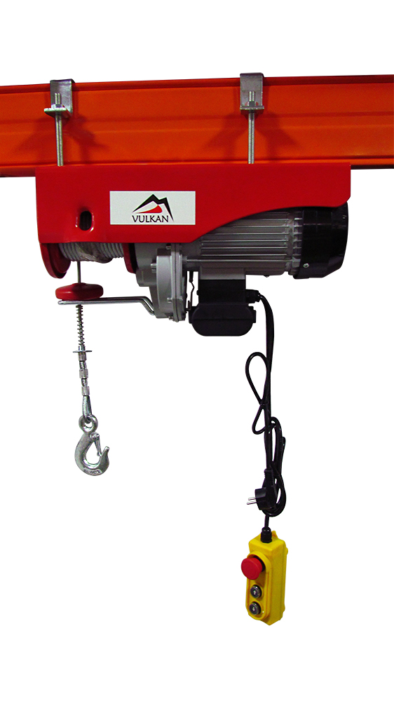 Електроталь тросова 500кг/12м  1000кг/6м   1,3 кВт