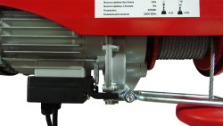 Електроталь тросова 400кг/12м 800кг/6м 1,3 кВт купити