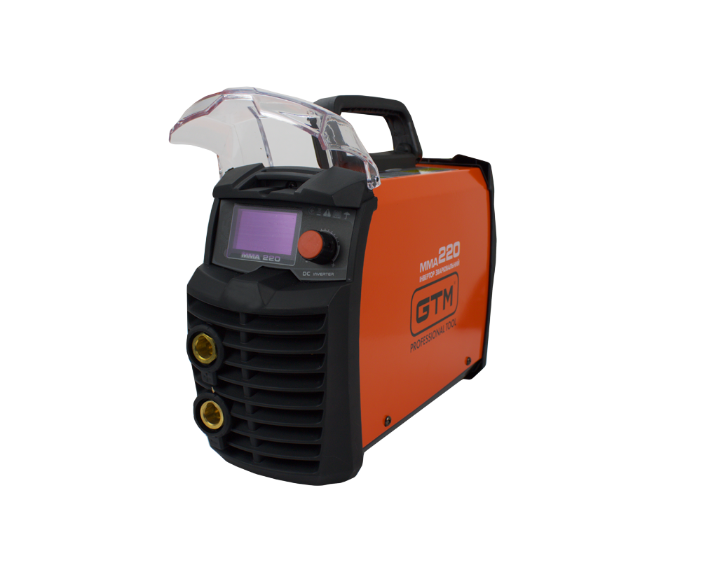 Інвертор зварював. MMA-220DS LCD, 220А, 1,6-5,0мм, 220В дисплей