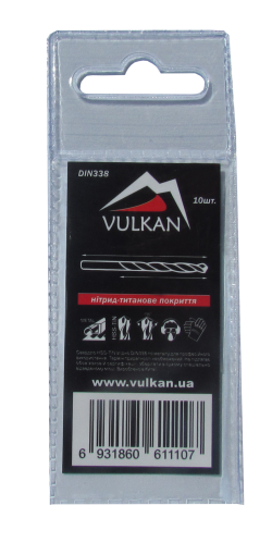 Свердло 5,2мм HSS TiN - фото №2 Свердло 5,2мм HSS TiN купить