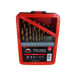 Набір свердел п/м HSS-CO 1-10мм*0,5мм 19шт коробка метал - фото №2 Набір свердел п/м HSS-CO 1-10мм*0,5мм 19шт коробка метал купить