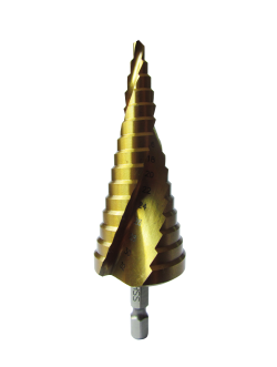 Свердло ступеневе 4,0-32,0мм  15ступенів HSS TiN