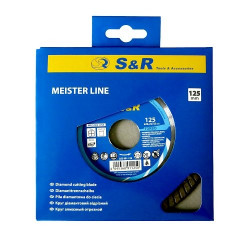 Диск відрізний алмазний S&amp;R Meister TURBO з керамограніту 125 мм в Україні