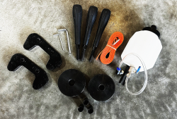 Верстат свердлильний з електромагнітним тримачем 1700Вт 100-830 об/хв. у кейсі для рейок фото