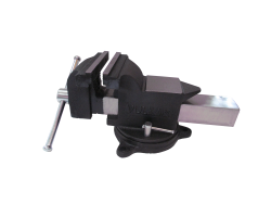 Тиски слюсарні 125мм чавунні поворотні не дорого