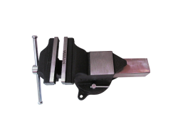 Тиски слюсарні 125мм чавунні поворотні ціна