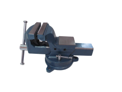 Лещата слюсарні 125мм чавунні поворотні PROFI фото