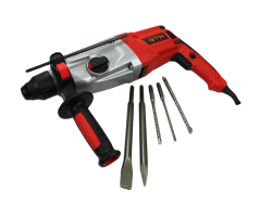 Перфоратор + RH28/850EV 3,2Дж, 850Вт, 6-28мм, 3реж.