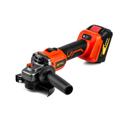 Кутова шліфувальна машина ак. 125мм AGC18/125BL, 18В, 3000-8500об/хв +акум.4Аг-2шт, зарядний пристрій купити