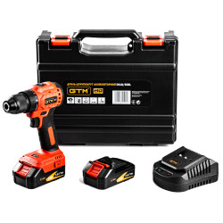 Аккумуляторный бесщеточный шуруповерт GTM DS18/50BL + 2 АКБ и ЗУ в кейсе - фото №8 Аккумуляторный бесщеточный шуруповерт GTM DS18/50BL + 2 АКБ и ЗУ в кейсе цена