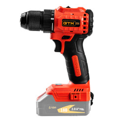 Аккумуляторный бесщеточный шуруповерт GTM DS18/50BL без АКБ и ЗУ в кейсе