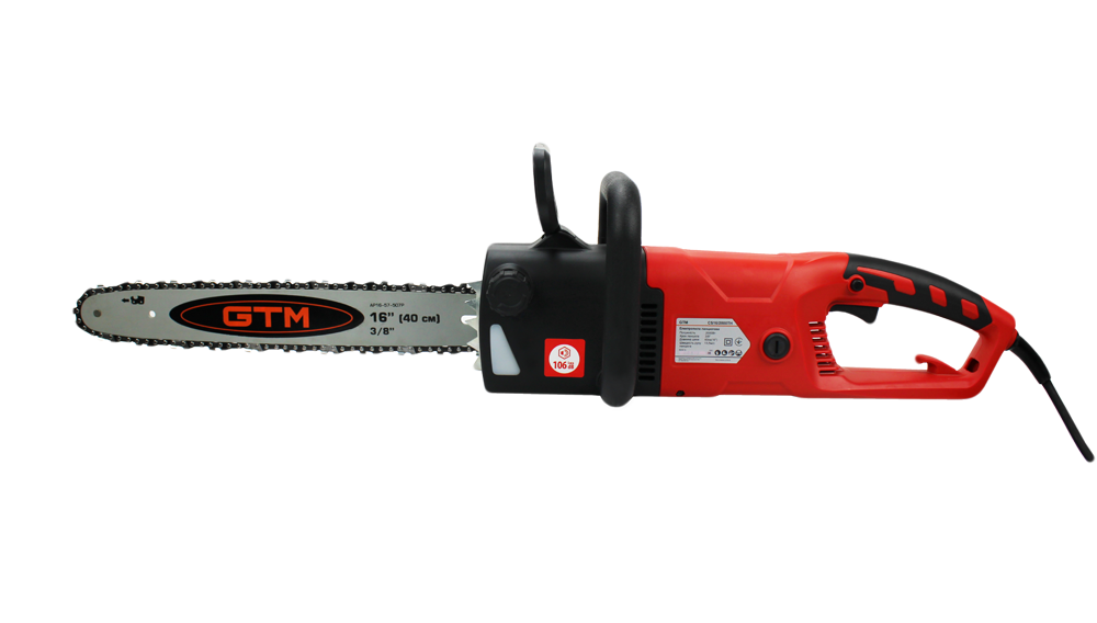 Електропила CS16/2000TH 2000Вт шина-40см, 3/8Р GTM - Фото 1 Електропила CS16/2000TH 2000Вт шина-40см, 3/8Р GTM
