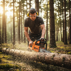 Бензопила CN45D 1,9 кВт/2,6 л.с. 16&quot;/40см 1,5мм 0,325&quot; 64лан. GTM ціна